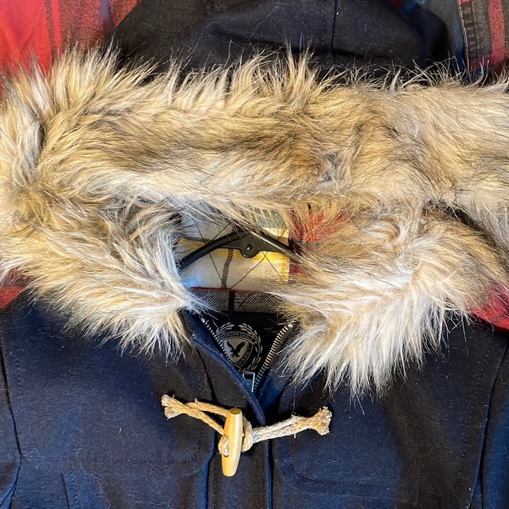 American Eagle Hooded Pea Coat